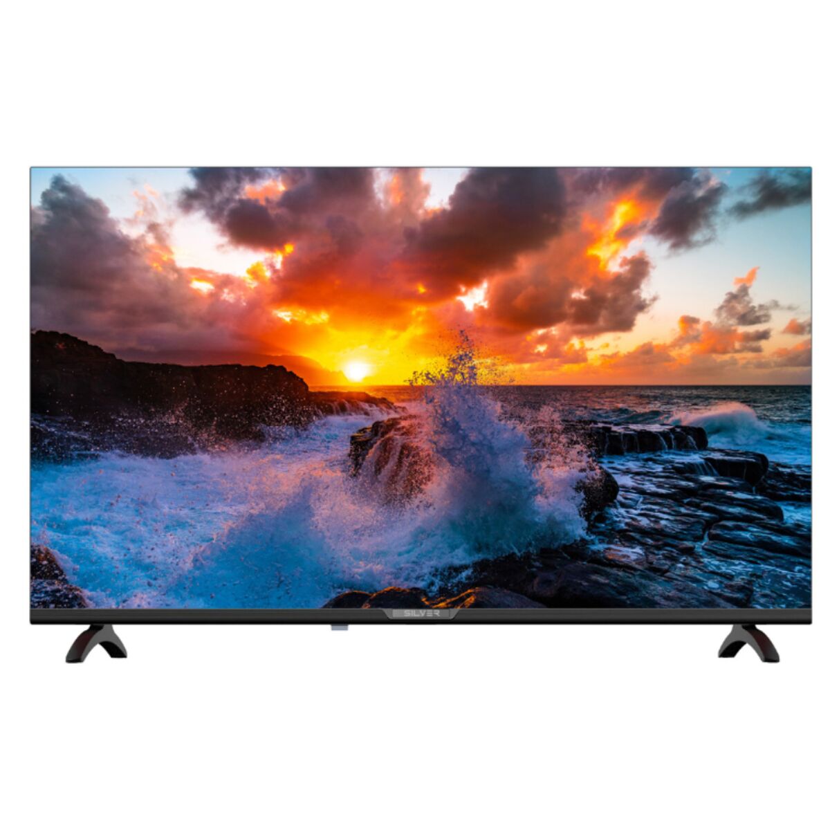 Silver Electronics, Смарт телевизор 43" 4K Ultra HD LED HD – Wi-Fi, Smart TV, черен – продуктово изображение