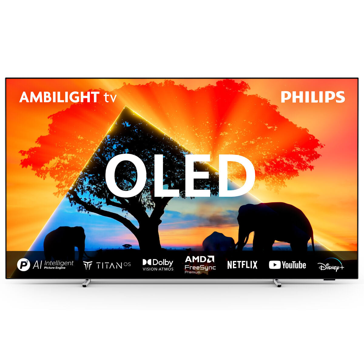 Снимка: Philips, Смарт телевизор 48″ Wi-Fi 48OLED769 4K Ultra HD OLED AMD FreeSync, металик