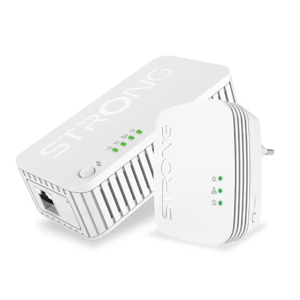 STRONG, Wi‑Fi адаптер комплект през електрическата мрежа (Powerline), POWERLWF1000DUOMINI
