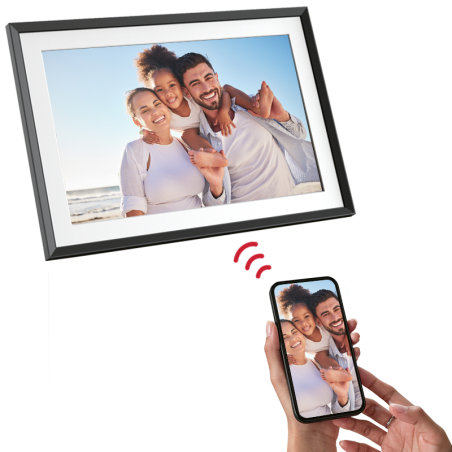 Agfa, Електронна рамка за снимки APF1000WIFI 10.1" Wi-Fi, 32GB, черна