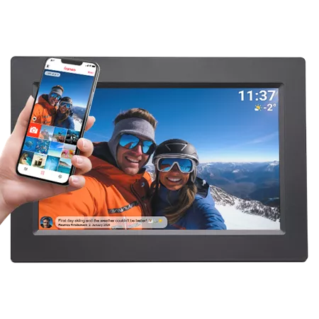 Denver, Електронна рамка за снимки PFF-1015B 10.1" Wi-Fi, IPS, 16GB, черна