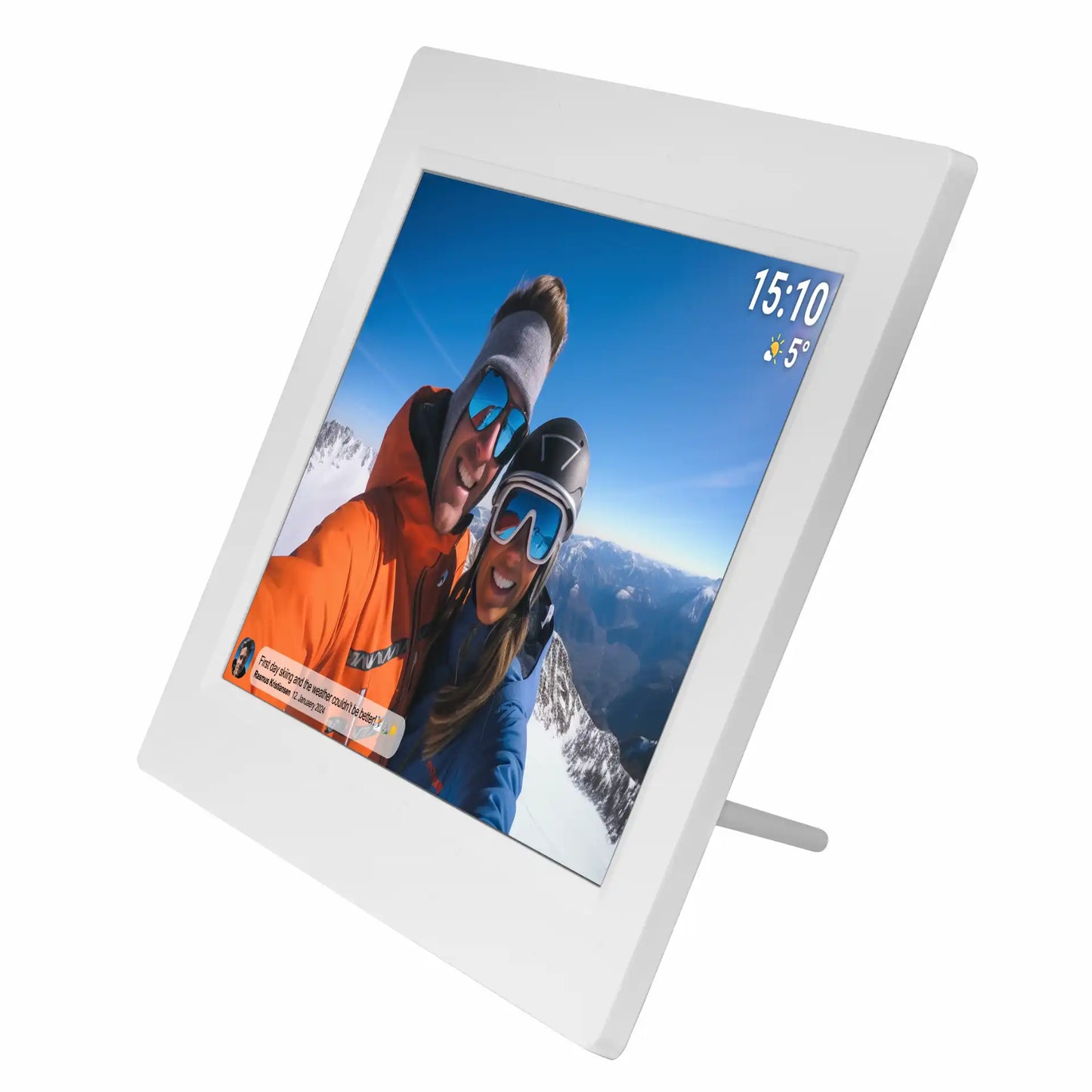 Denver, Електронна рамка за снимки PFF-1015W 10.1" Wi-Fi, IPS, 16GB, бяла