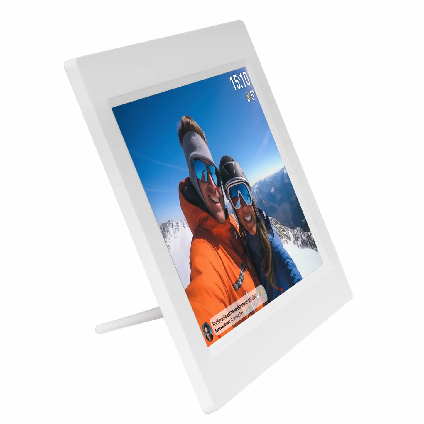 Denver, Електронна рамка за снимки PFF-1015W 10.1" Wi-Fi, IPS, 16GB, бяла