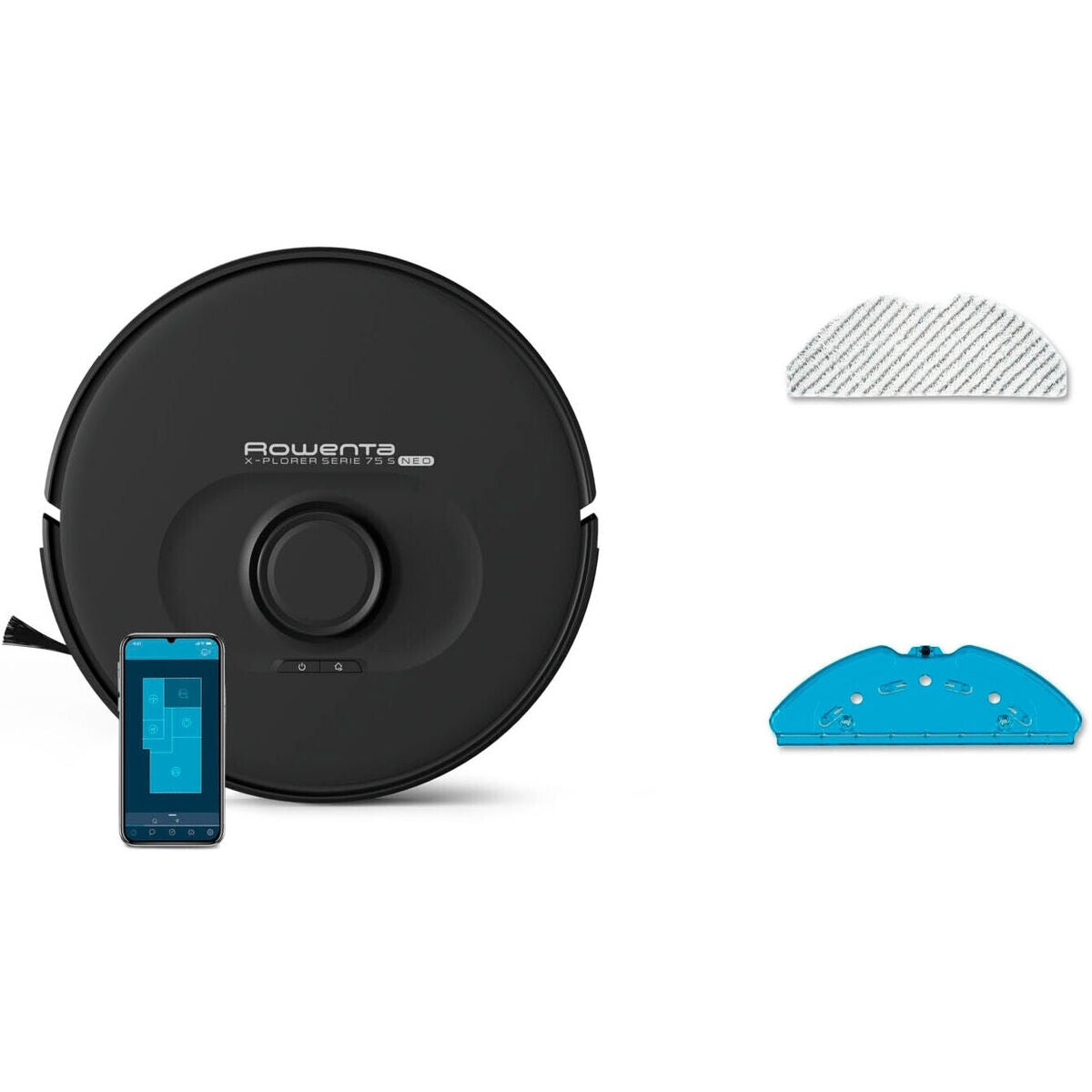 Снимка: Rowenta, Прахосмукачка робот, X-Plorer Serie 75 S, RR85E1, Черен-1