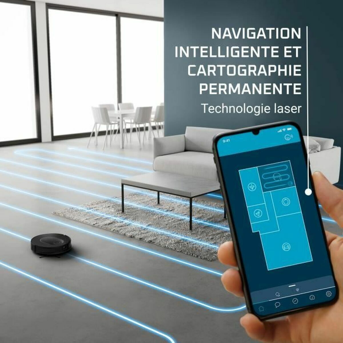 Снимка: Rowenta, Робот прахосмукачка, RR8L65, Черен-4