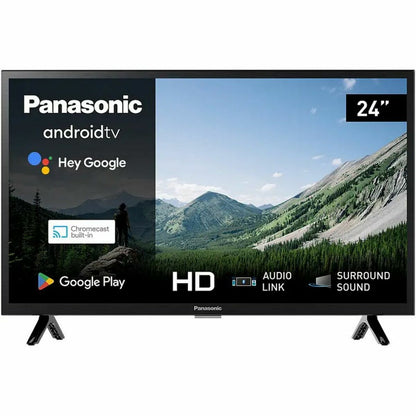 Снимка за модел Panasonic, Смарт телевизор 24" HD LED TX-24MSW504, черен отпред