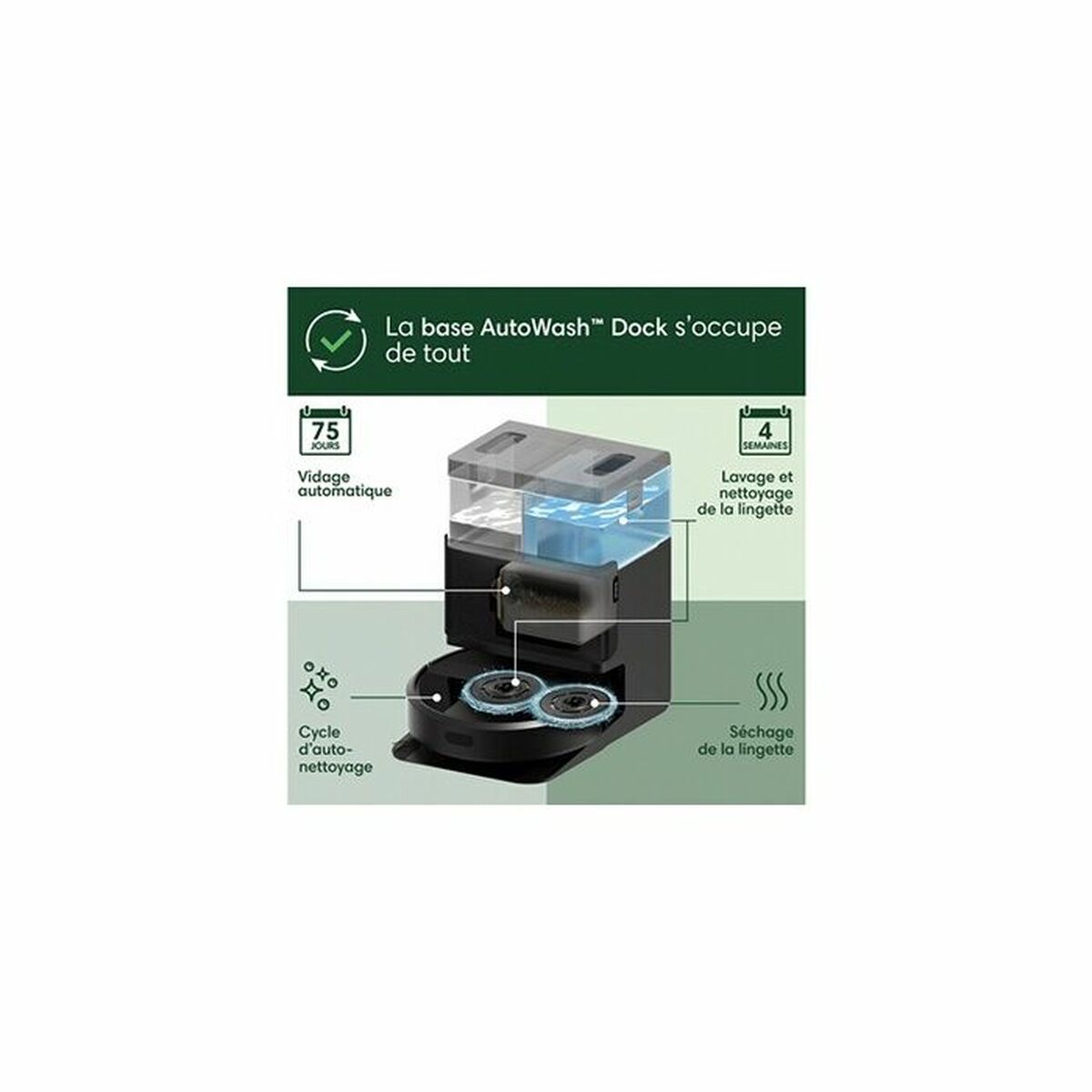 iRobot, Робот прахосмукачка, Roomba 405 Plus, Черен-4