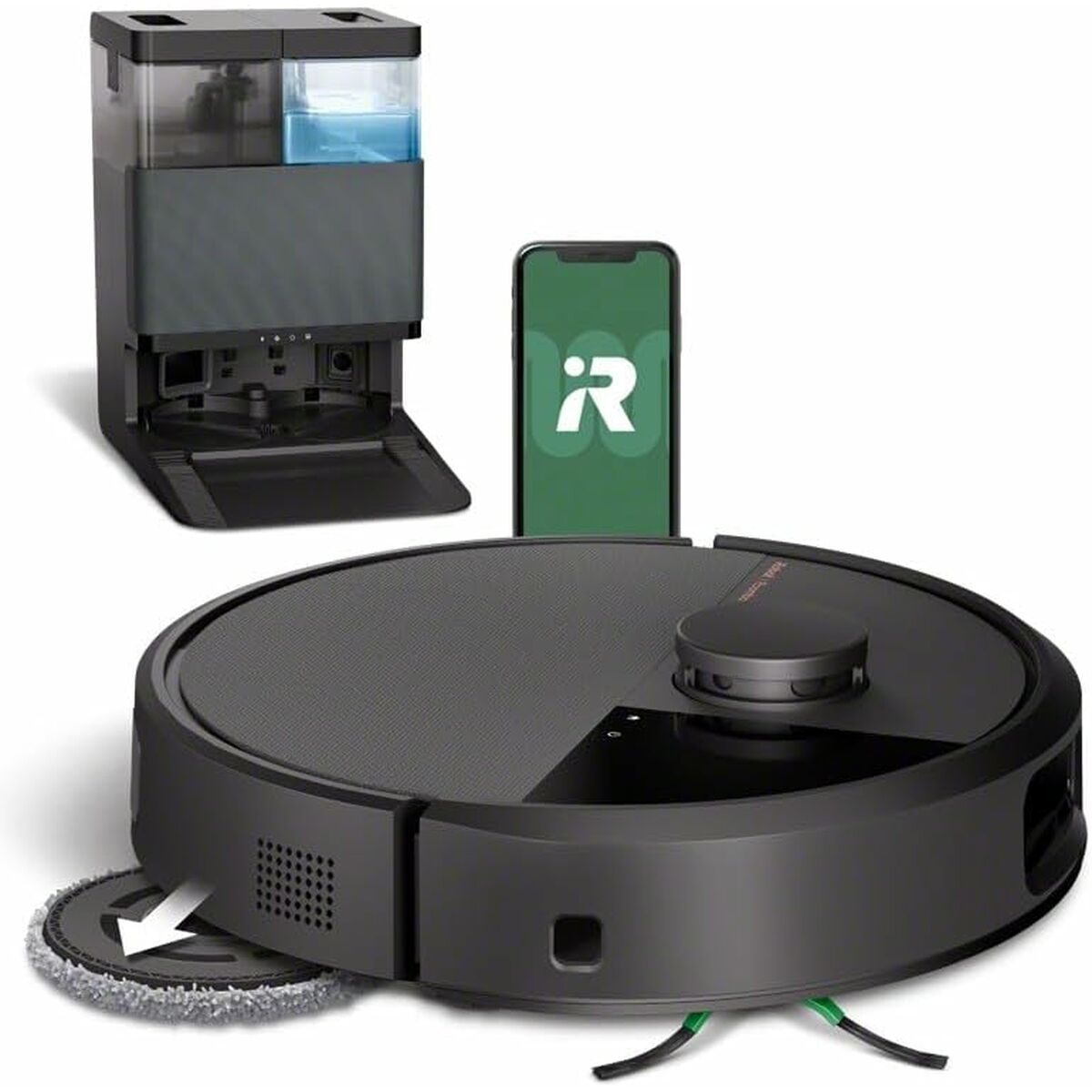 Снимка: iRobot, Робот прахосмукачка, Roomba 505 Combo, Черен-1