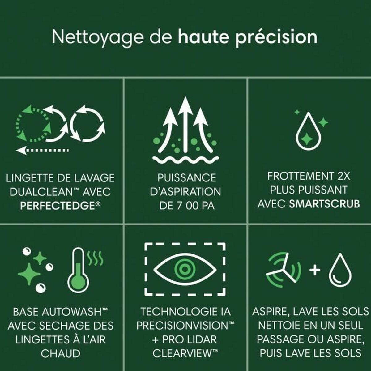 Снимка: iRobot, Робот прахосмукачка и моп, Roomba Plus 505 Combo, Бял-3
