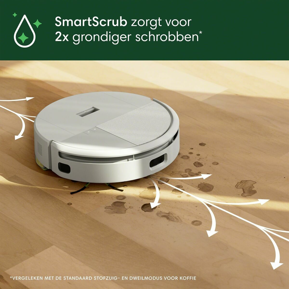 Снимка: iRobot, Робот прахосмукачка, Roomba 205 Combo, Бял-2