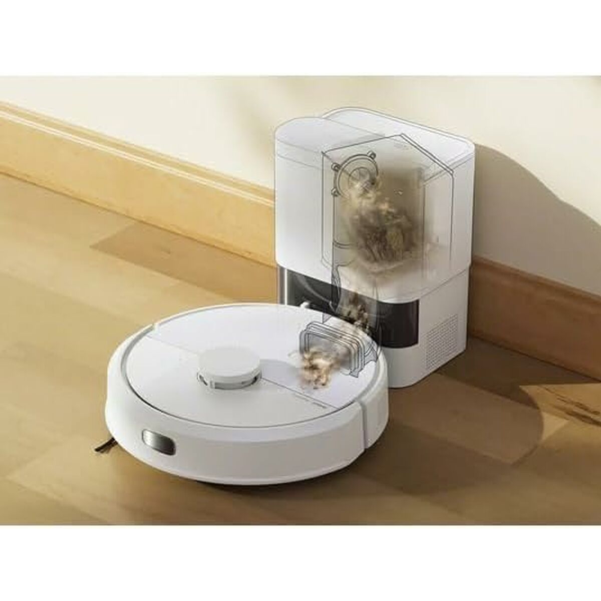 Снимка: Roomba, Робот прахосмукачка и моп, 105AE Combo WHI, Бял-3