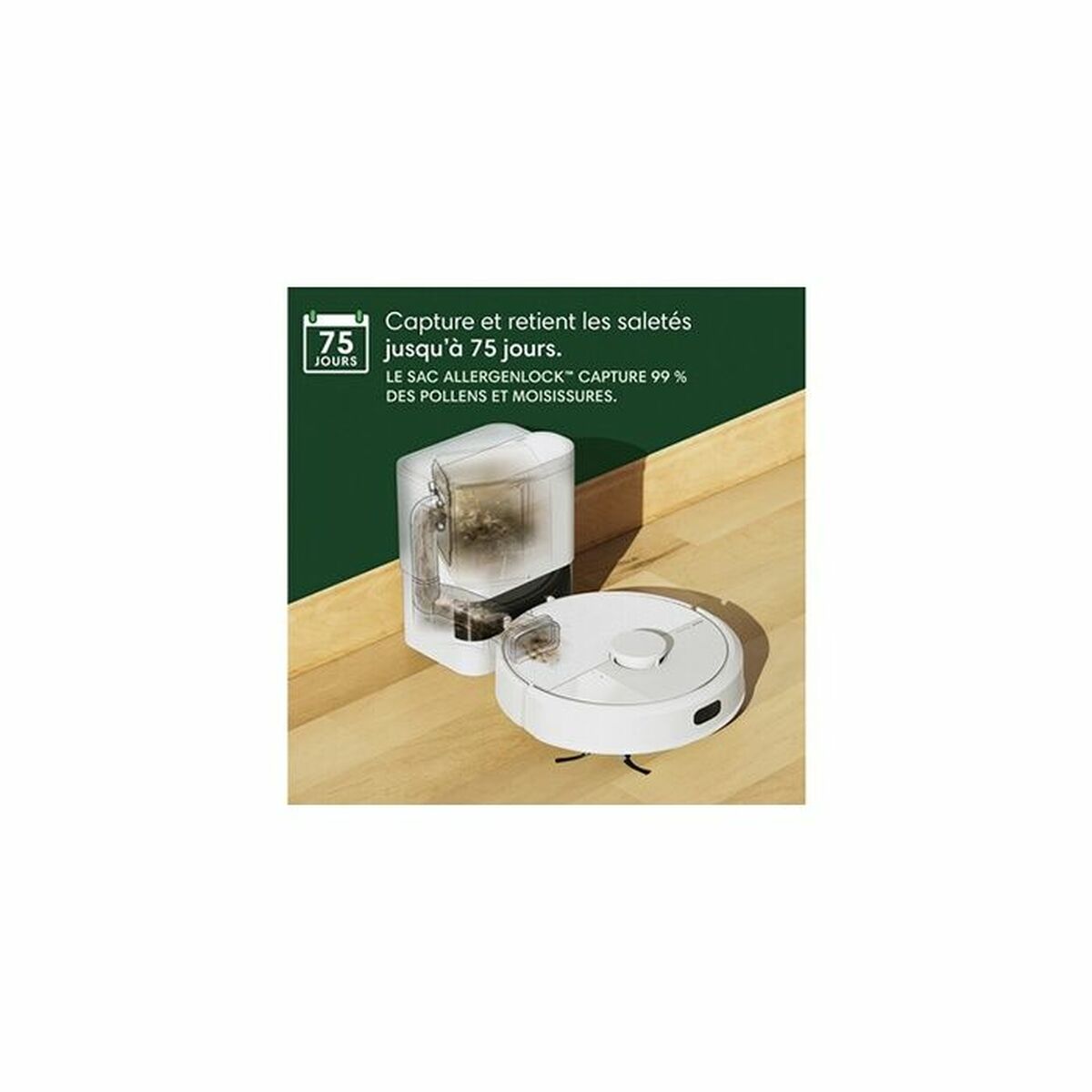 Снимка: Roomba, Робот прахосмукачка и моп, 105AE Combo WHI, Бял-6