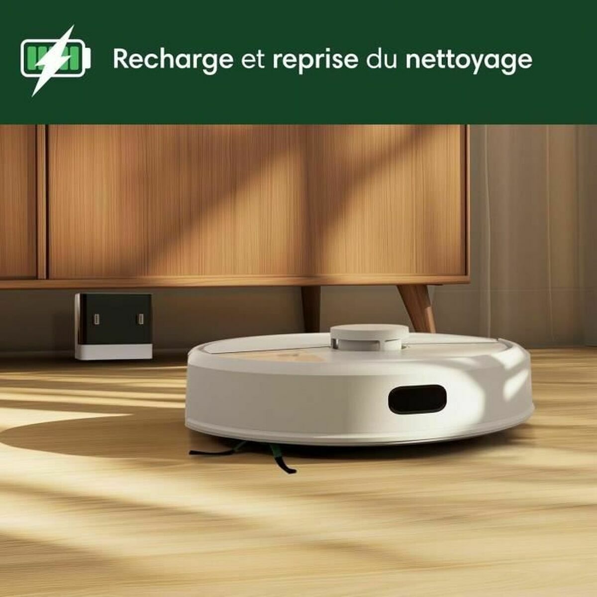 Снимка: iRobot, Робот прахосмукачка и моп, Roomba Combo i5, Бял-6