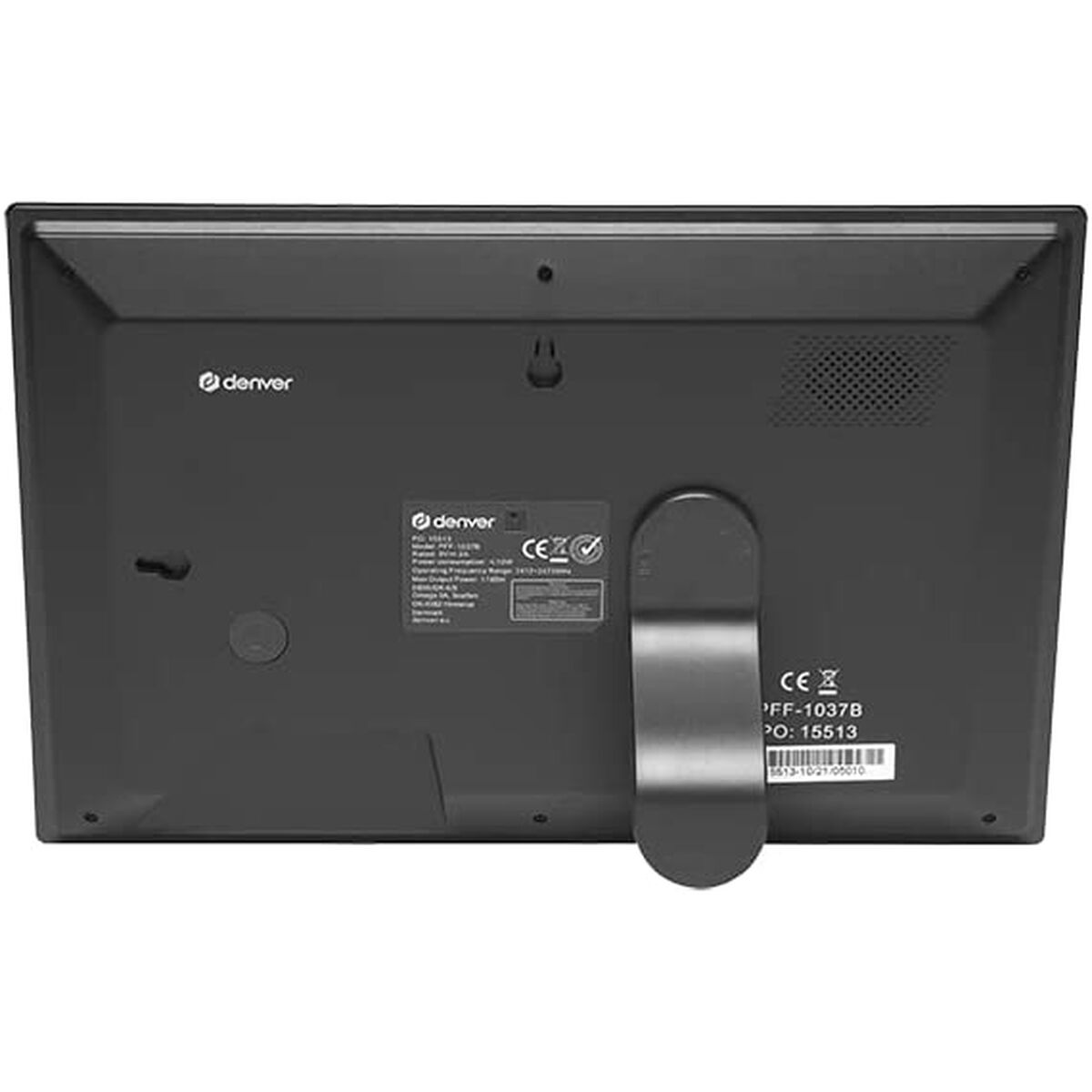 Denver, Електронна рамка за снимки PFF-1037BMK2 10.1" Wi-Fi, IPS, стъклен екран, 16GB, черна