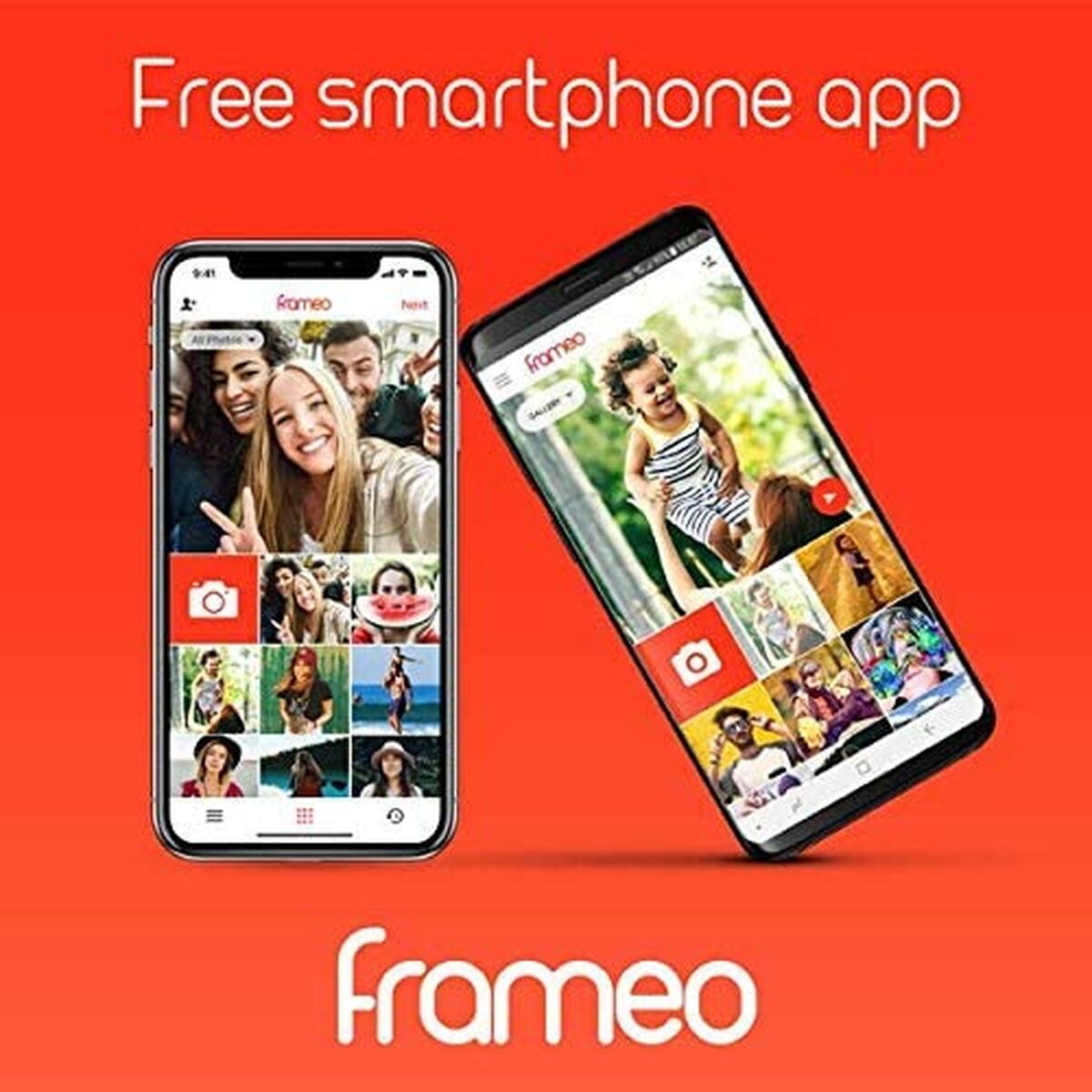 Fremeo-приложение за Denver, Електронна рамка за снимки PFF-1037BMK2 10.1" Wi-Fi, IPS, стъклен екран, 16GB, черна