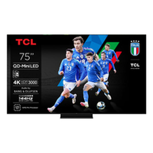 Снимка на TCL, Смарт телевизор 75" Wi-Fi 75C7K 4K Ultra HD HDR QD Mini LED, металик

