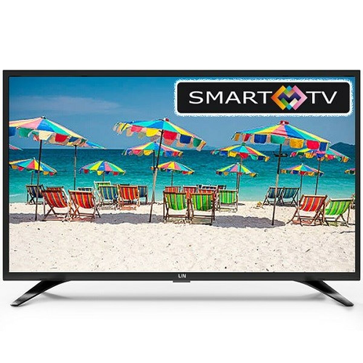 Lin, Смарт телевизор 43" 4K Ultra HD LED Direct-LED – Wi-Fi, Smart TV, черен – продуктово изображение