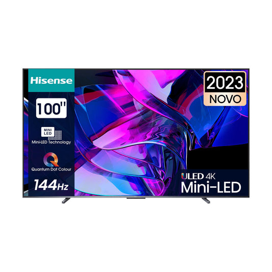 Снимка: Hisense, Смарт телевизор 100", Wi‑Fi, 4K UHD LED, 4921116496117, черен