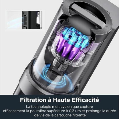 Снимка: Eureka, Робот прахосмукачка E10s, черен-4