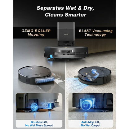 Снимка: ECOVACS, Прахосмукачка робот, DEEBOT X9 PRO OMNI, Черен-5