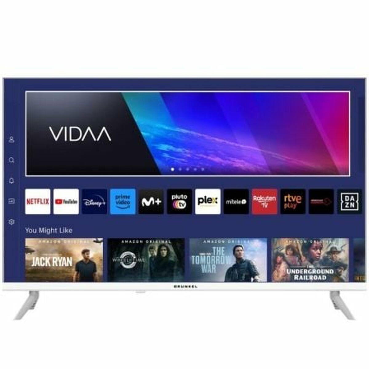 Снимка: Grunkel, Смарт телевизор 32", Wi‑Fi, Full HD LED, LED-3225VDBLANCO, бял