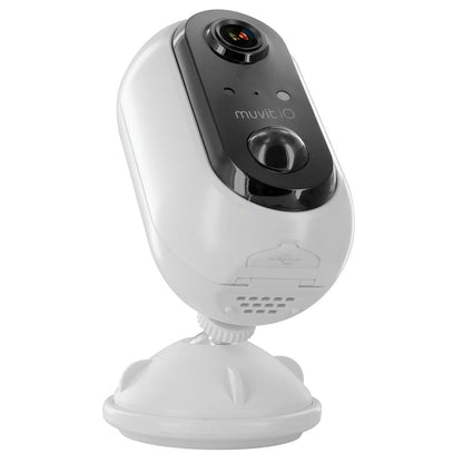 Снимка: Muvit iO, Външна Wi-Fi Видеокамера със Соларен Панел, 1080p, Бяла-3