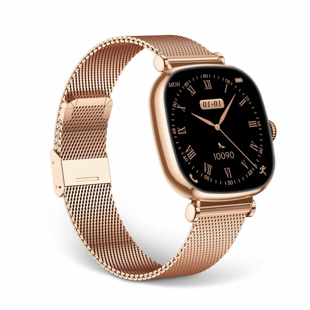 Снимка: KSIX, Смарт часовник, Iria, 1,7", Розов-5