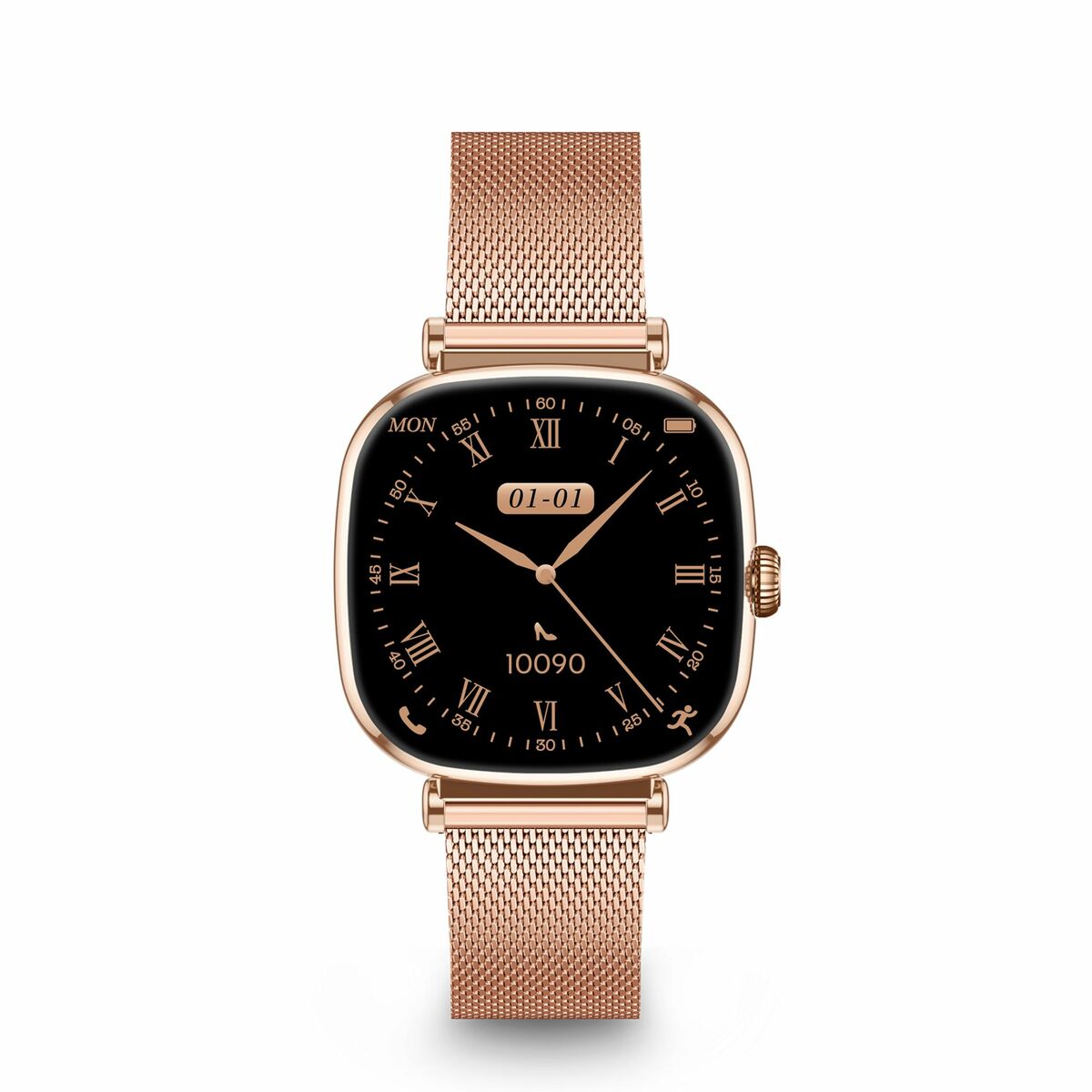 Снимка: KSIX, Смарт часовник, Iria, 1,7", Розов-9