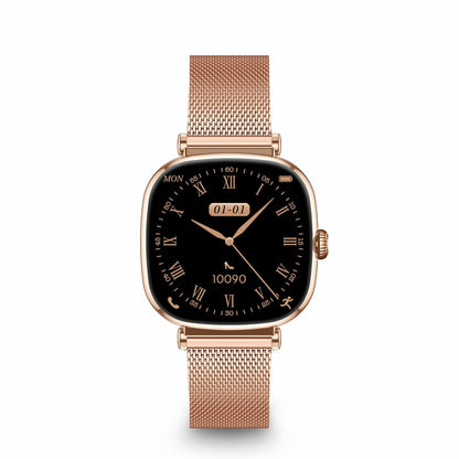 Снимка: KSIX, Смарт часовник, Iria, 1,7", Розов-9