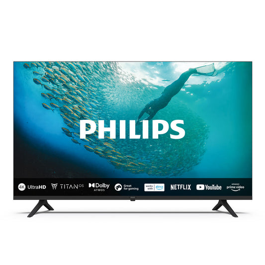 Снимка:Philips, Смарт телевизор 75″ Wi-Fi 75PUS7009 4K Ultra HD LED HDR, черен