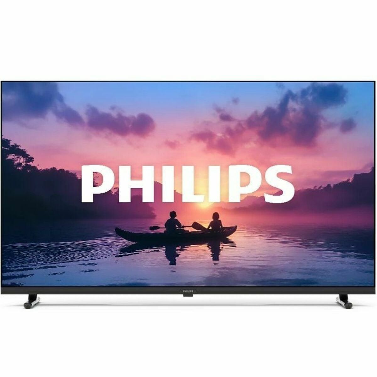 Philips, Смарт телевизор 24" 4K Ultra HD LED HDR – Wi-Fi, Smart TV, черен – продуктово изображение