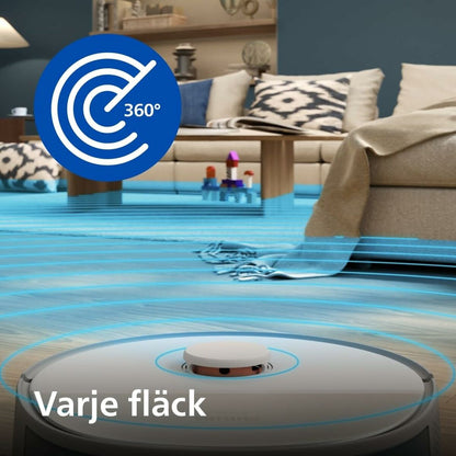 Philips, Робот прахосмукачка, 4800 mAh, Бежов-