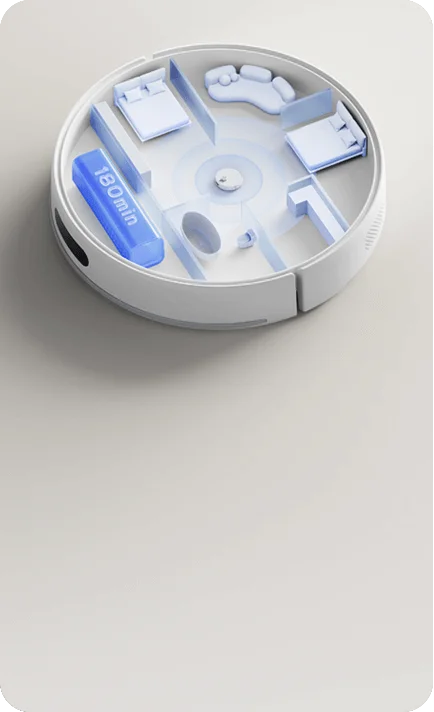 Снимка: Xiaomi, Прахосмукачка робот, Robot Vacuum S40, Бял-5