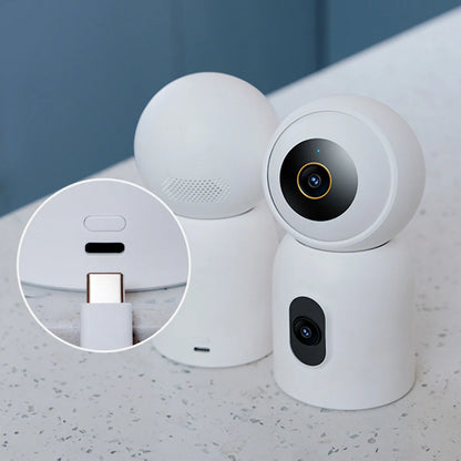 Снимка: IMILAB, Вътрешна Wi-Fi Видеокамера, C30 Dual, Бяла-3