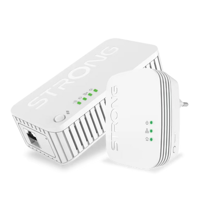 STRONG, Wi‑Fi адаптер комплект през електрическата мрежа (Powerline), POWERLWF1000DUOMINI