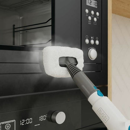 Снимка на Black & Decker, Моп с пара 2300 W, Бял-почистване фурни