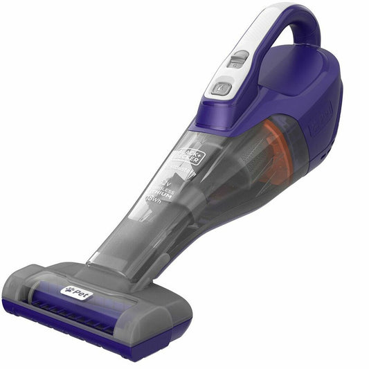 Снимка на Black & Decker, Ръчна прахосмукачка DVB-315-JP 400 ml 12 V, Сив/Лилав