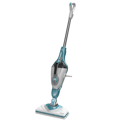 Снимка на Black & Decker, Уред за почистване с пара Steam-Mop 1600 W 500 ml, Бял/Син-1