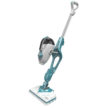 Снимка на Black & Decker, Уред за почистване с пара Steam-Mop 1600 W 500 ml, Бял/Син-2