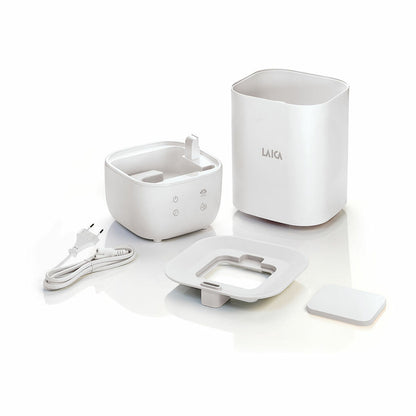 Снимка на Laica, Ултразвуков овлажнител ароматен дифузер с LED 25 W 3,3 L, Бял-2