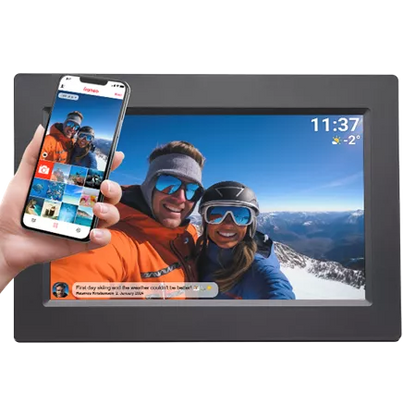 Denver, Електронна рамка за снимки PFF-1015B 10.1" Wi-Fi, IPS, 16GB, черна