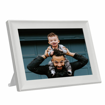 Denver, Електронна рамка за снимки PFF-1080W 10.1" Wi-Fi, IPS, стъклен екран, 16GB, бяла
