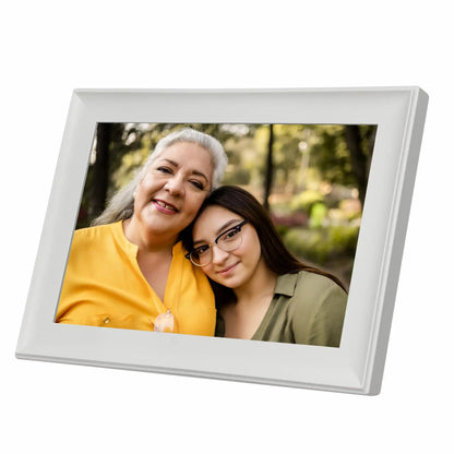 Denver, Електронна рамка за снимки PFF-1080W 10.1" Wi-Fi, IPS, стъклен екран, 16GB, бяла