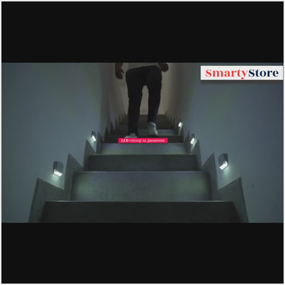 LED лампи със сензор за движение Lumtoo – Безжично осветление за дом и офис (2 броя)