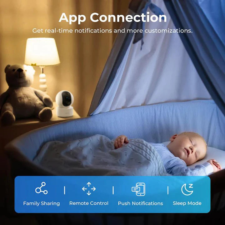 Снимка: IMILAB, Вътрешна Wi-Fi Видеокамера, C20 Pro, Бяла-3