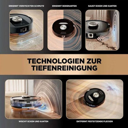 Снимка: Shark, Робот прахосмукачка и моп, PowerDetect NeverTouch Pro 2-in-1 RV2800ZEEU, Черен-7