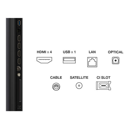 TCL, Смарт телевизор 75" Wi-Fi 75C7K 4K Ultra HD HDR QD Mini LED, металик