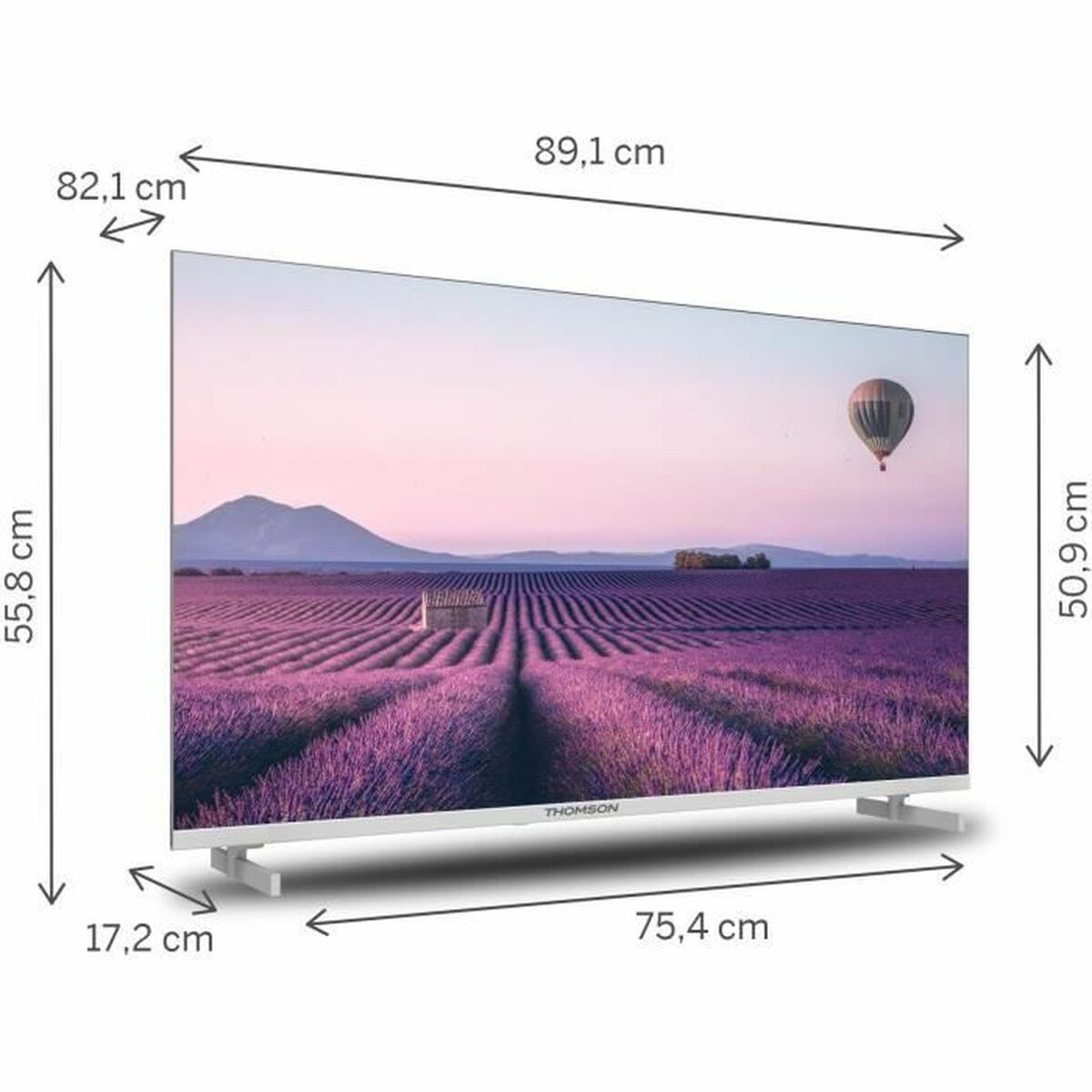 Thomson, Смарт телевизор 40" Wi-Fi Full HD LED 40FA2S13W, бял