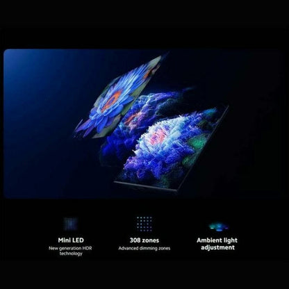 Xiaomi, Смарт телевизор 75" 4K Ultra HD LED HDR MINILED 2025, черен
