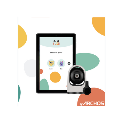 YUKO by Archos – Смарт Комплект за Грижа и Наблюдение на Домашни Любимци | Таблет + Камера + Тракер